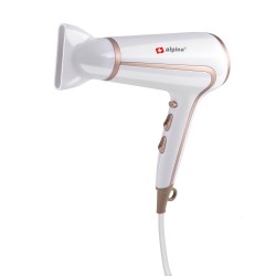 Alpina - Haardroger - Wit / Roségoud - 1600-2000 W