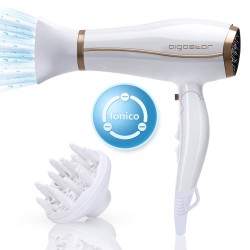 Aigostar Luna 32QUN - Föhn met diffuser - Inklapbaar - 2200W - Wit
